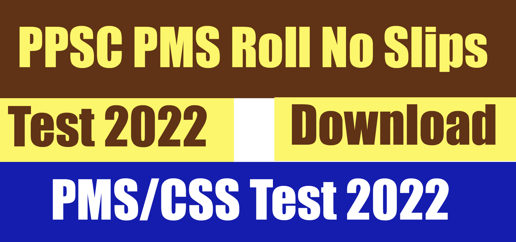 PPSC PMS roll no slips