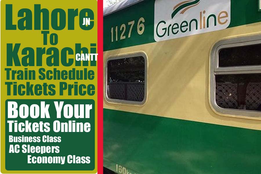 Lahore to Karachi train tickets book online